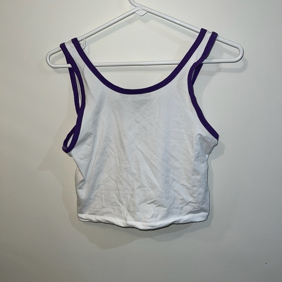 NBA Los Angeles Lakers White and Purple Tank Top L - Picture 4 of 9